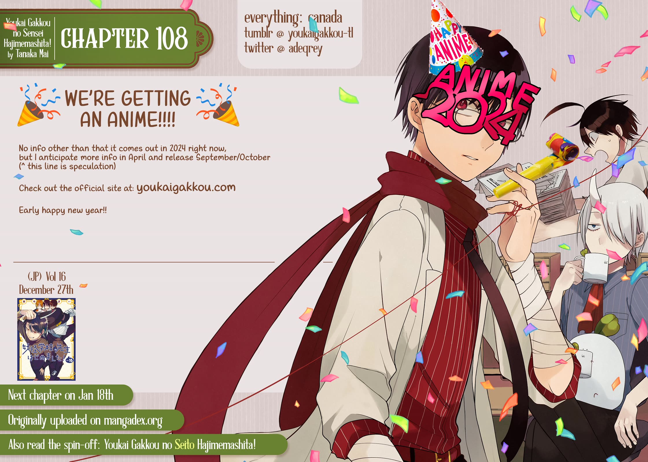 Youkai Gakkou no Sensei Hajimemashita! chapter 108 page 33