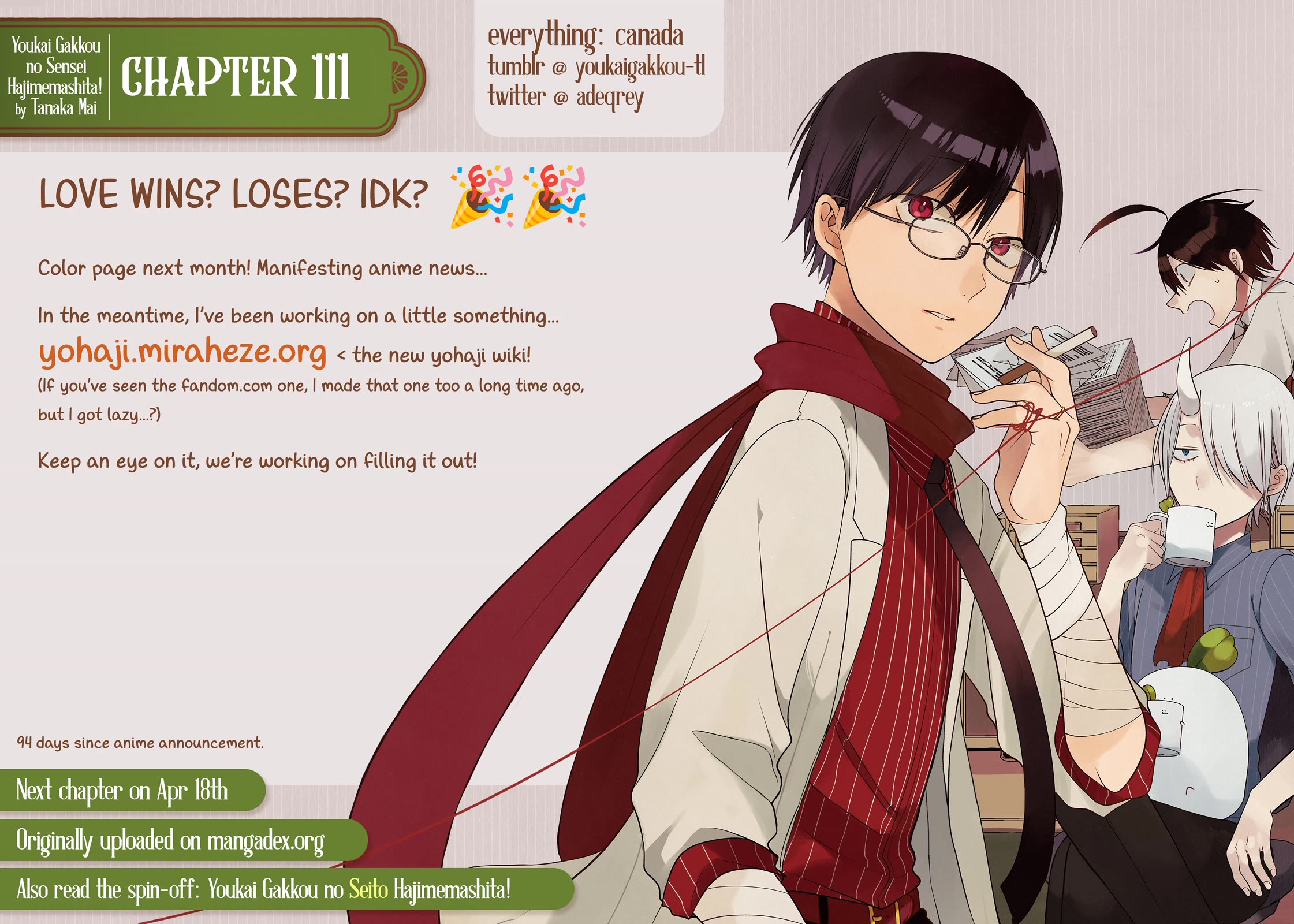 Youkai Gakkou no Sensei Hajimemashita! chapter 111 page 29