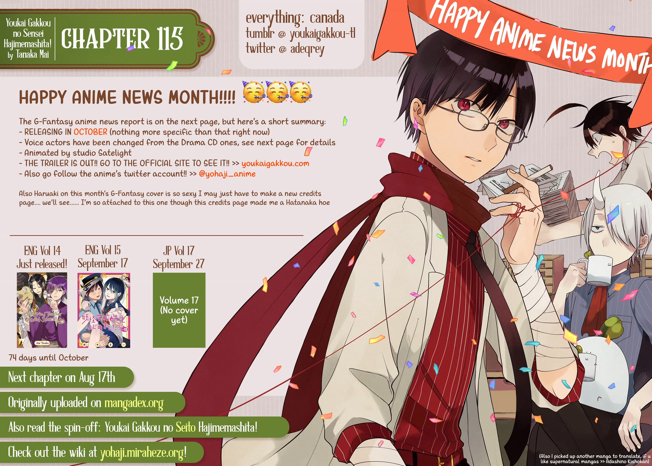 Youkai Gakkou no Sensei Hajimemashita! chapter 115 page 32