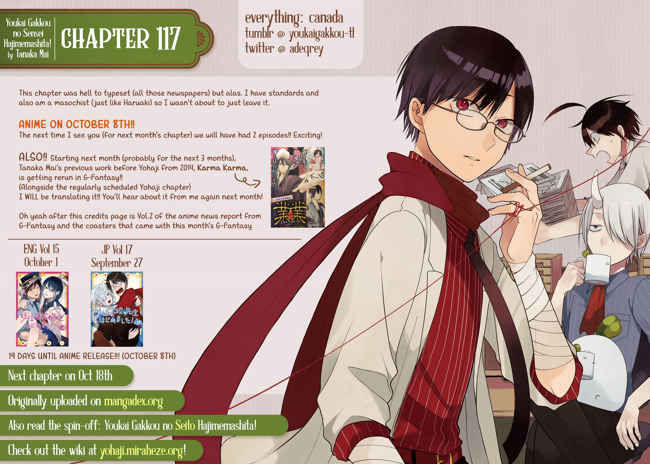 Youkai Gakkou no Sensei Hajimemashita! chapter 117 page 31