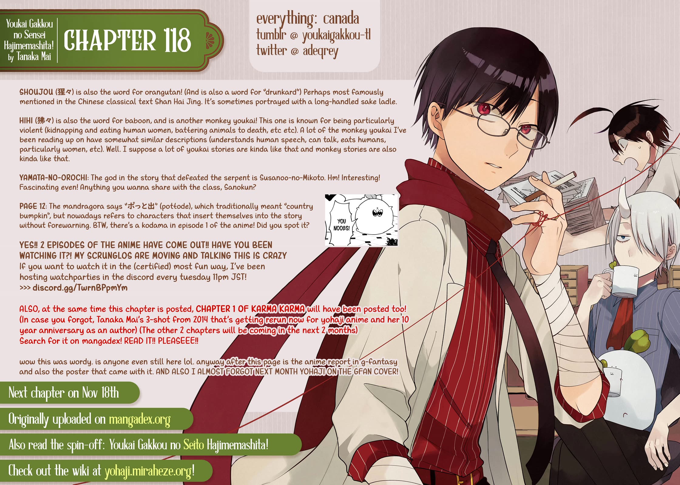 Youkai Gakkou no Sensei Hajimemashita! chapter 118 page 25