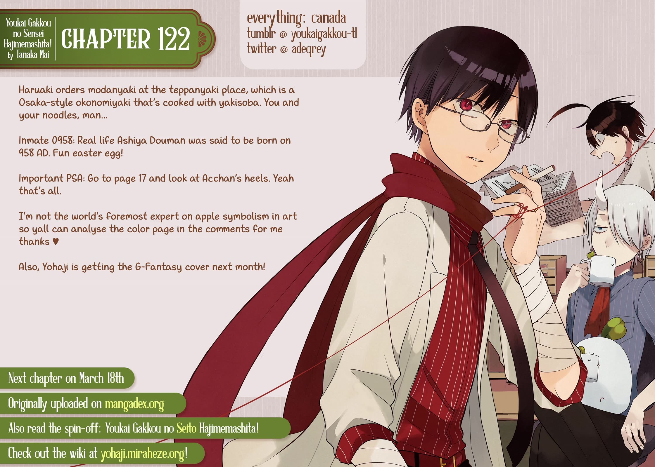 Youkai Gakkou no Sensei Hajimemashita! chapter 122 page 30