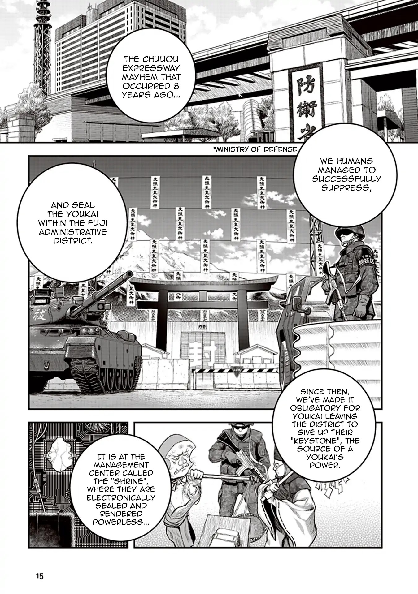 Youkai Gurentai chapter 1 page 15