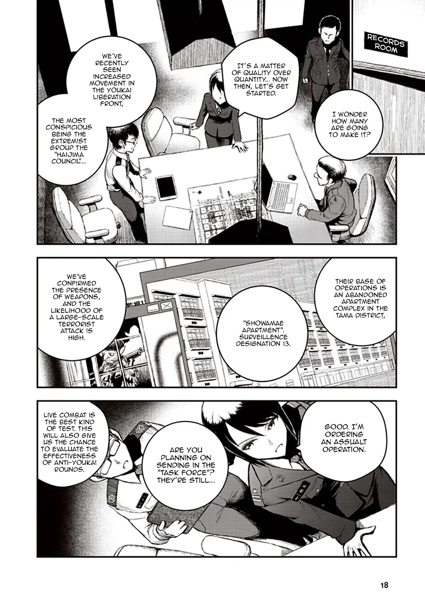 Youkai Gurentai chapter 1 page 18