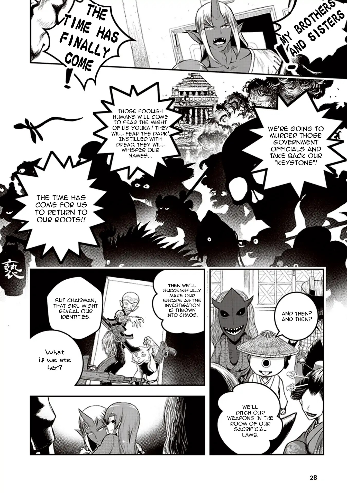 Youkai Gurentai chapter 1 page 28