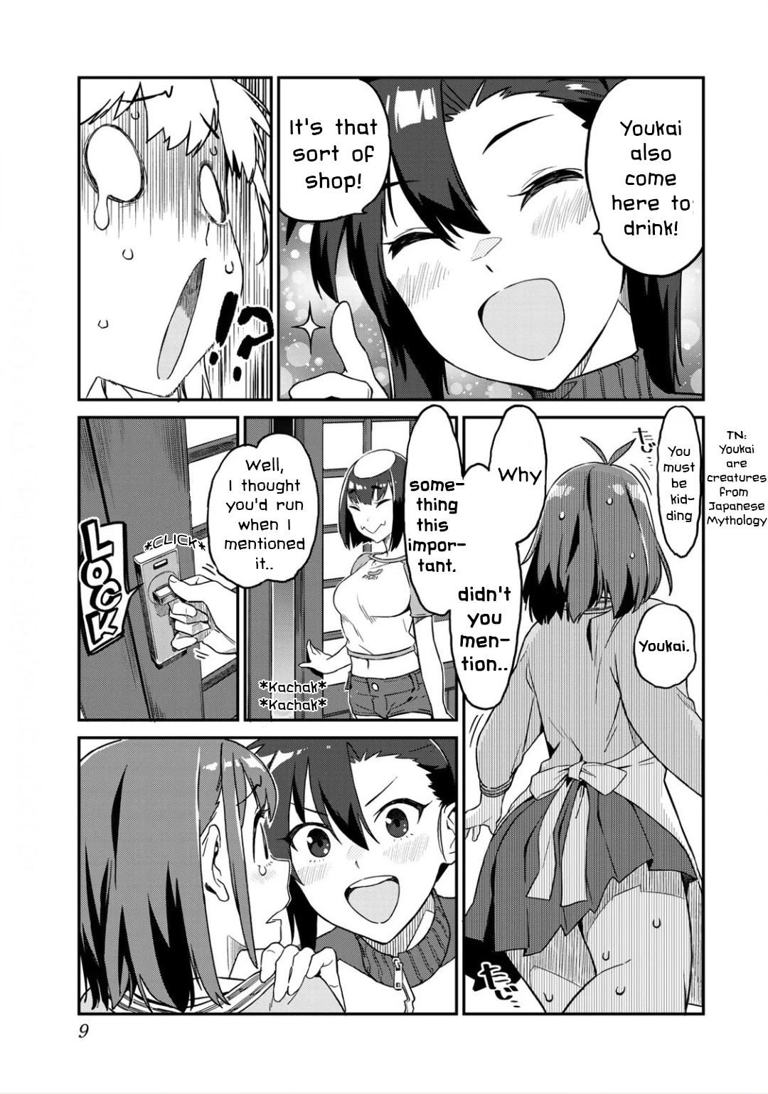 Youkai Izakaya Nonbereke chapter 1 page 9