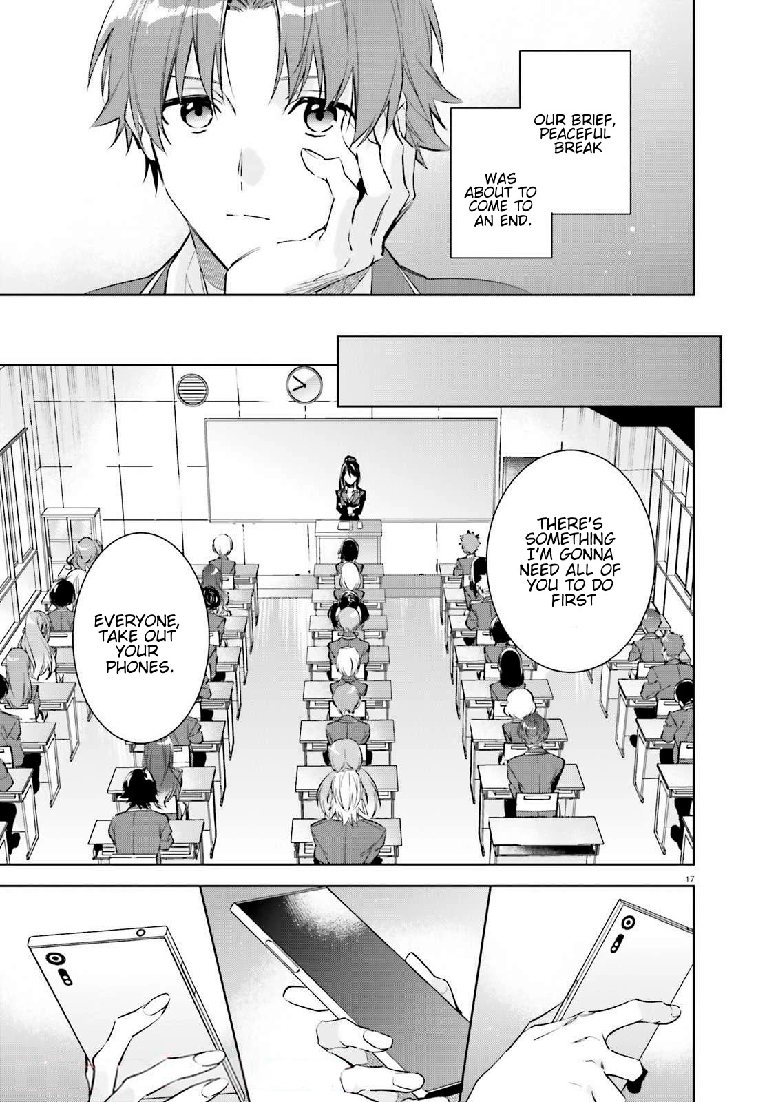 Youkoso Jitsuryoku Shijou Shugi no Kyoushitsu e: 2-nensei-hen chapter 1 page 16