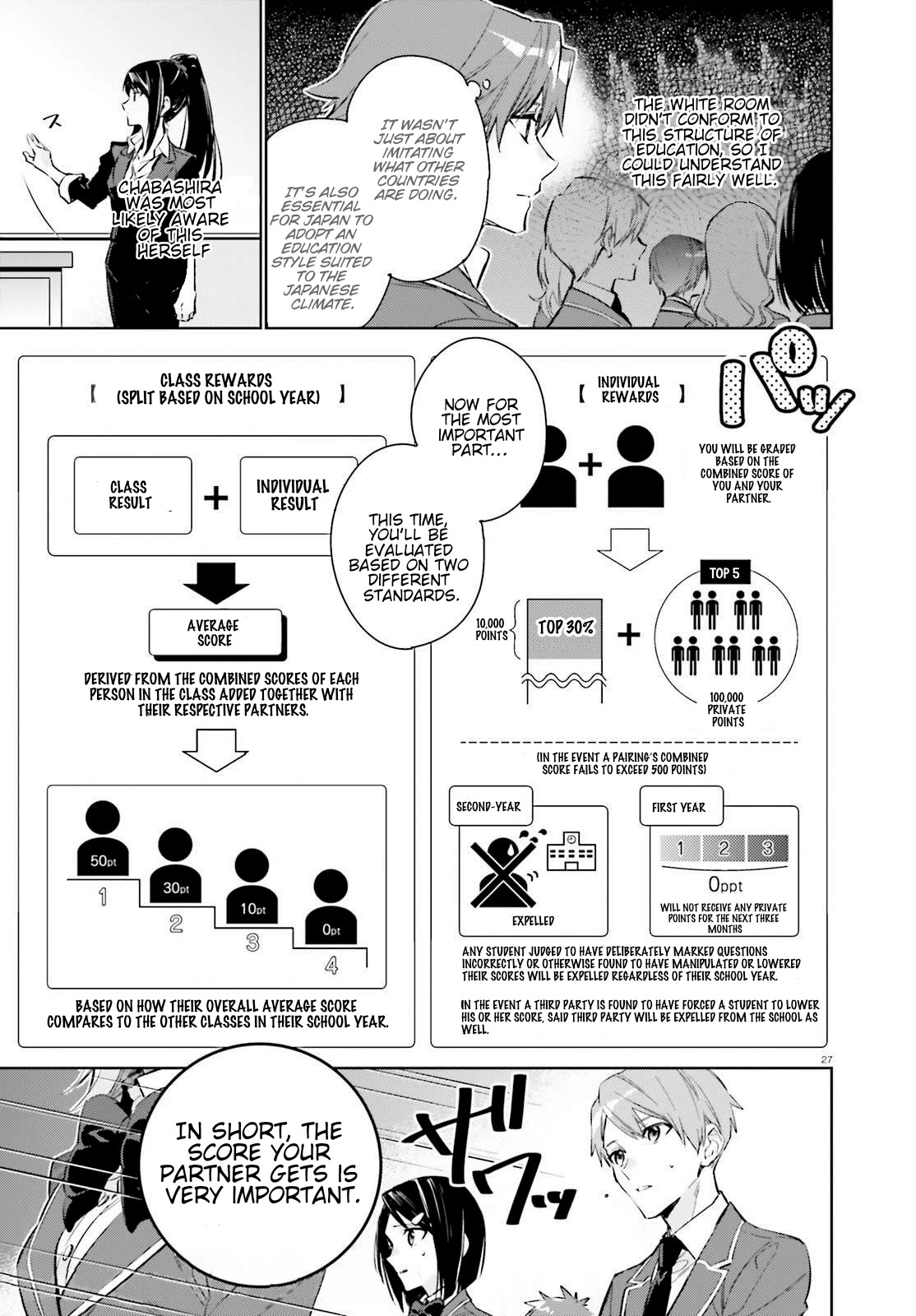 Youkoso Jitsuryoku Shijou Shugi no Kyoushitsu e: 2-nensei-hen chapter 1 page 26