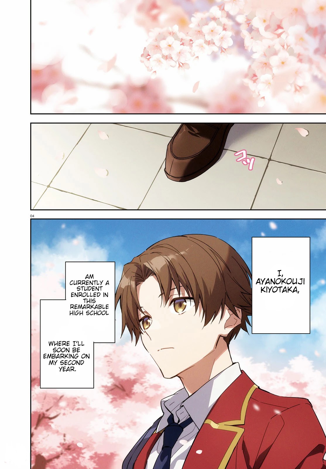 Youkoso Jitsuryoku Shijou Shugi no Kyoushitsu e: 2-nensei-hen chapter 1 page 3