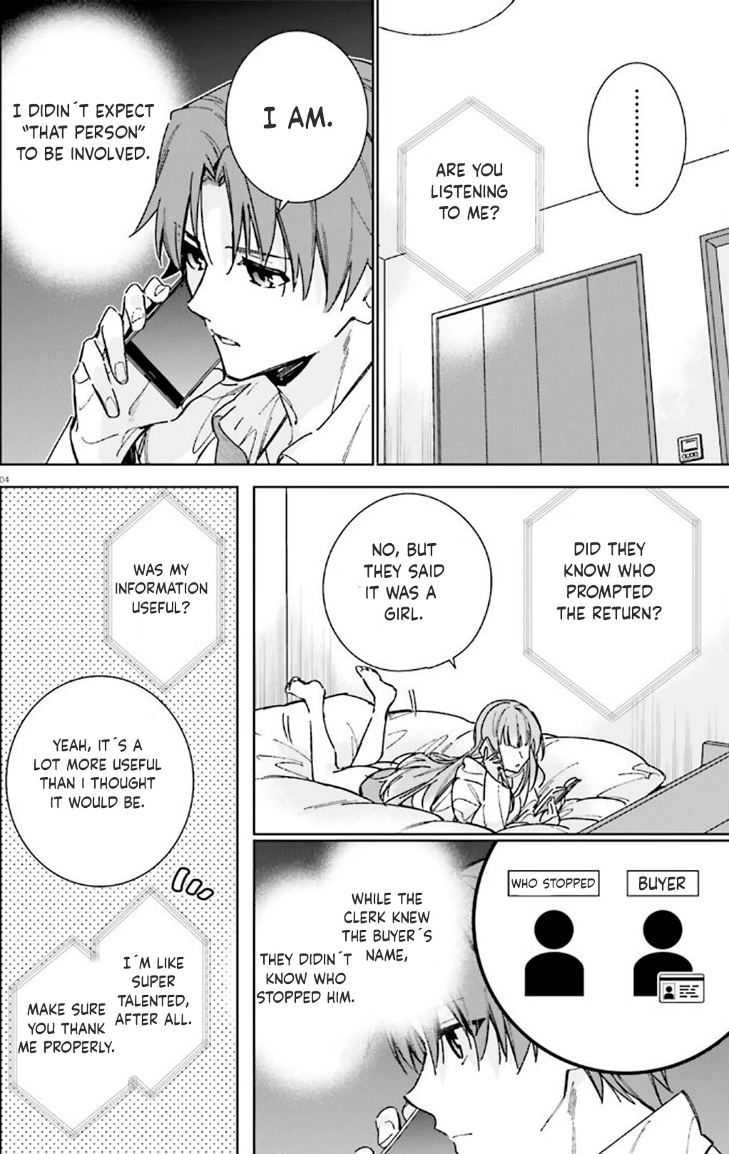 Youkoso Jitsuryoku Shijou Shugi no Kyoushitsu e: 2-nensei-hen chapter 10 page 4