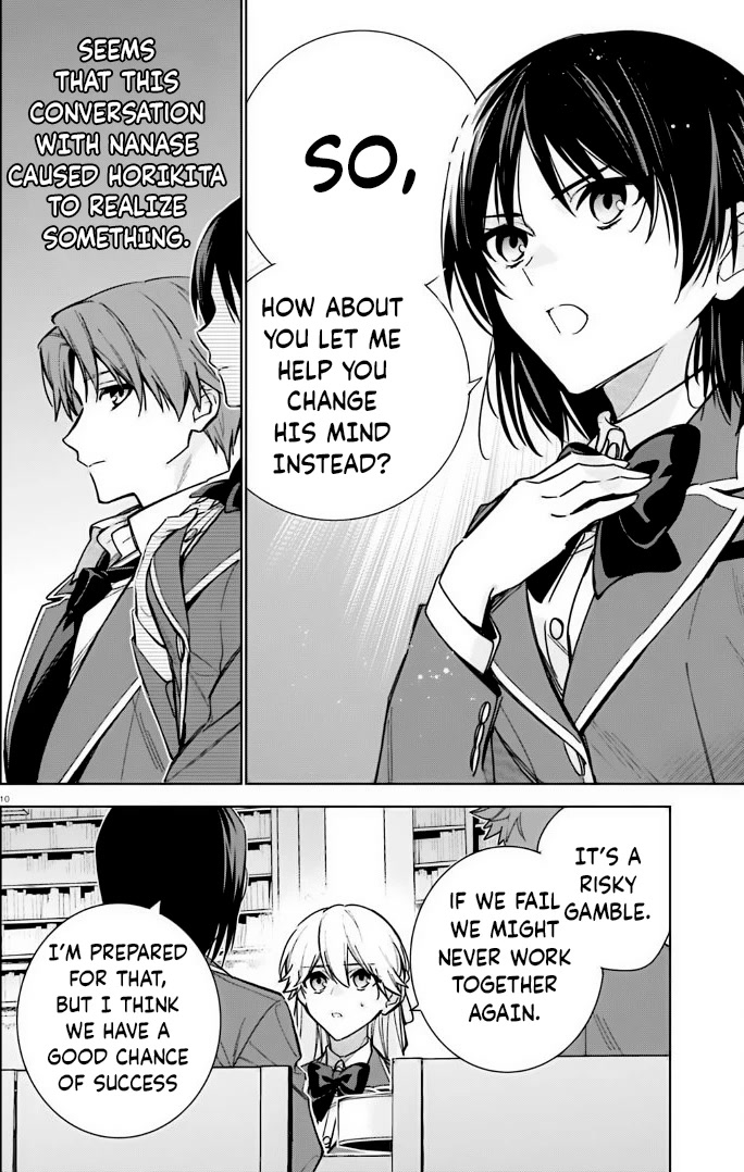 Youkoso Jitsuryoku Shijou Shugi no Kyoushitsu e: 2-nensei-hen chapter 11 page 10
