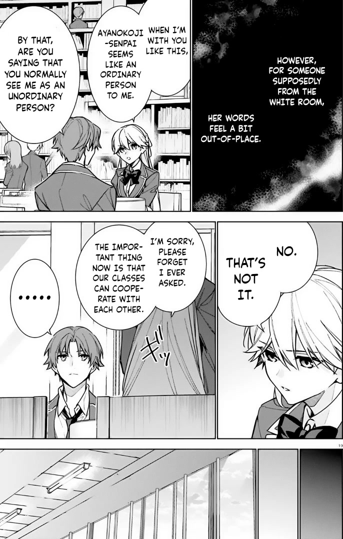 Youkoso Jitsuryoku Shijou Shugi no Kyoushitsu e: 2-nensei-hen chapter 11 page 19