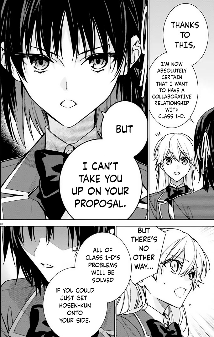 Youkoso Jitsuryoku Shijou Shugi no Kyoushitsu e: 2-nensei-hen chapter 11 page 8