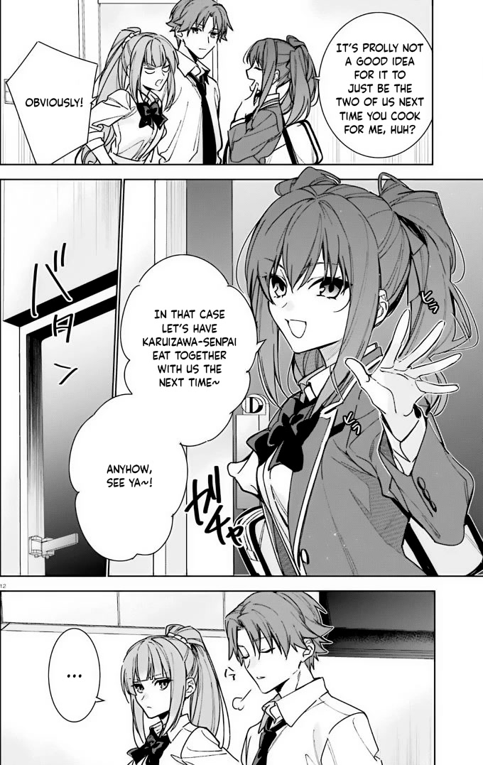Youkoso Jitsuryoku Shijou Shugi no Kyoushitsu e: 2-nensei-hen chapter 12 page 12
