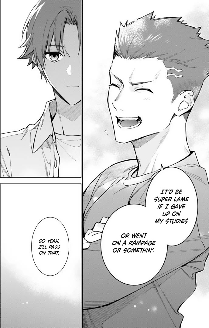 Youkoso Jitsuryoku Shijou Shugi no Kyoushitsu e: 2-nensei-hen chapter 13 page 22