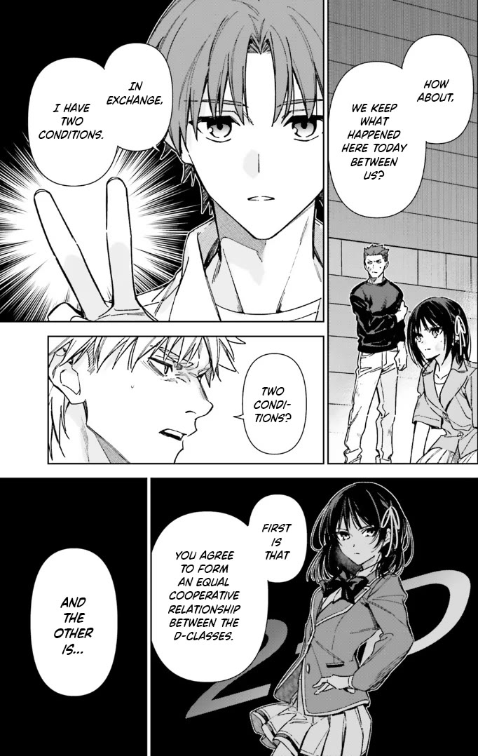 Youkoso Jitsuryoku Shijou Shugi no Kyoushitsu e: 2-nensei-hen chapter 17 page 22