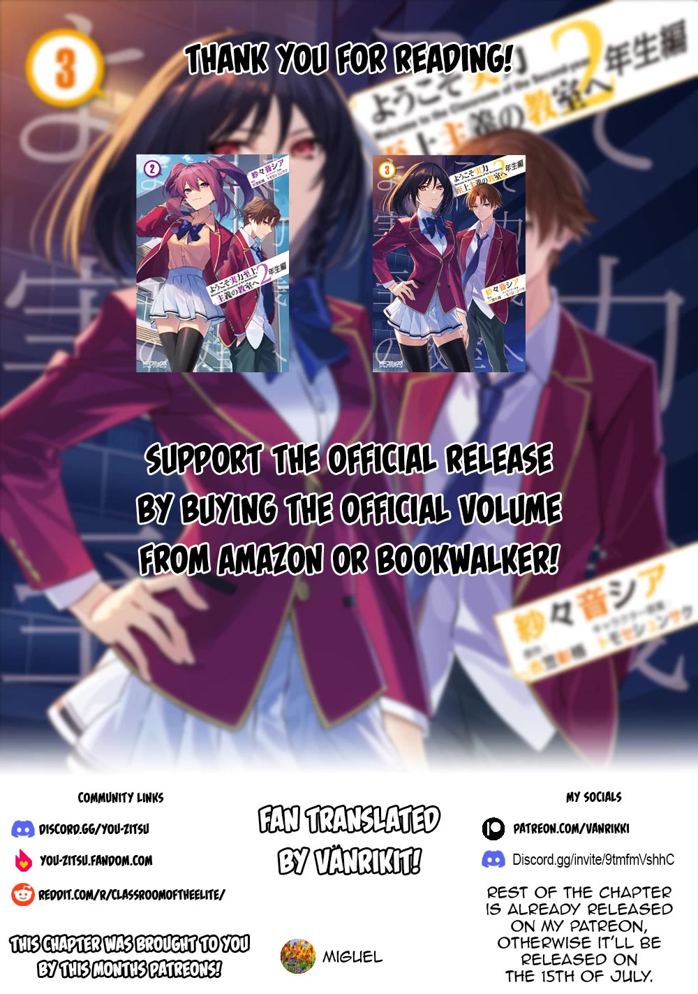 Youkoso Jitsuryoku Shijou Shugi no Kyoushitsu e: 2-nensei-hen chapter 18 page 15