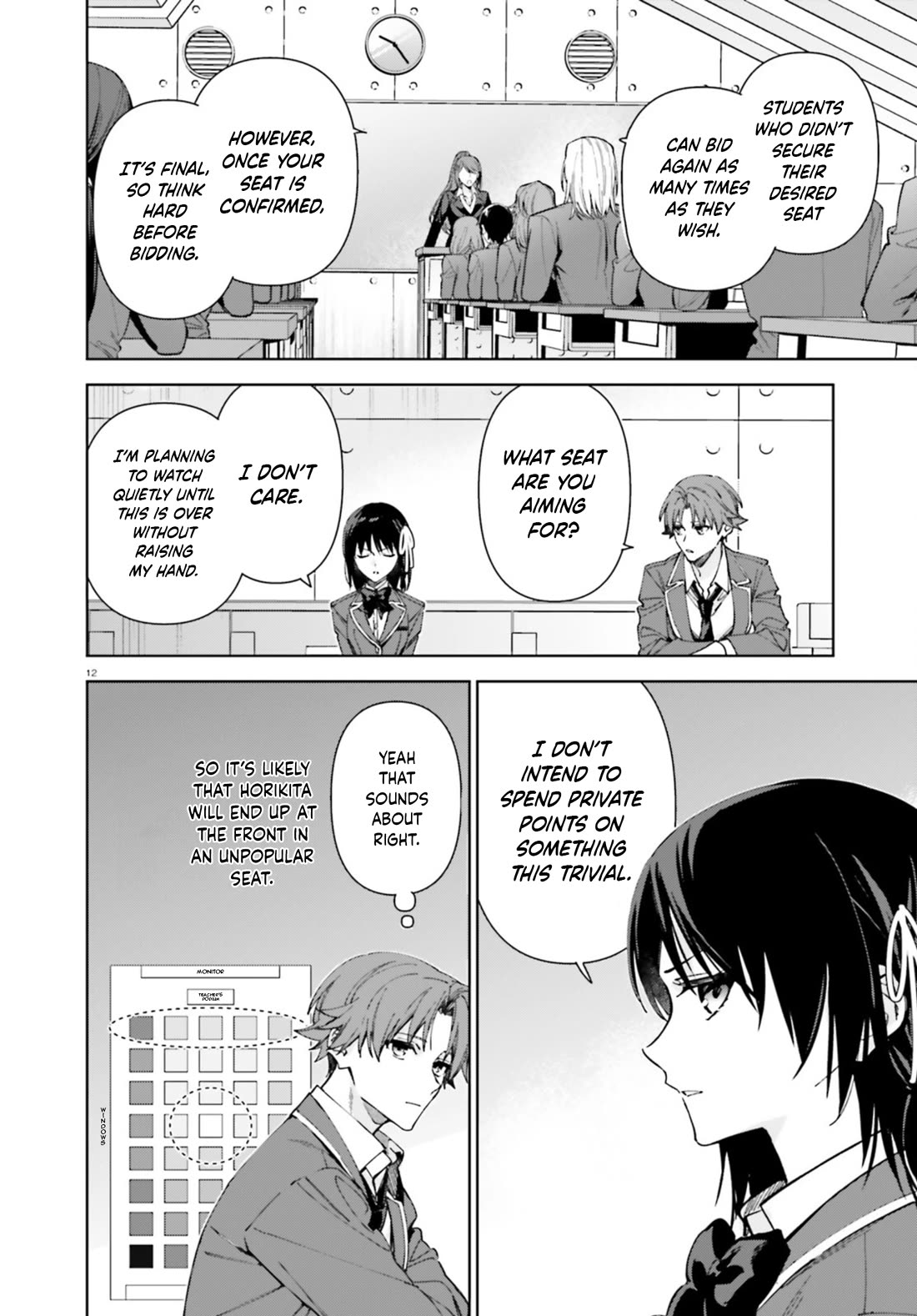 Youkoso Jitsuryoku Shijou Shugi no Kyoushitsu e: 2-nensei-hen chapter 19.5 page 12