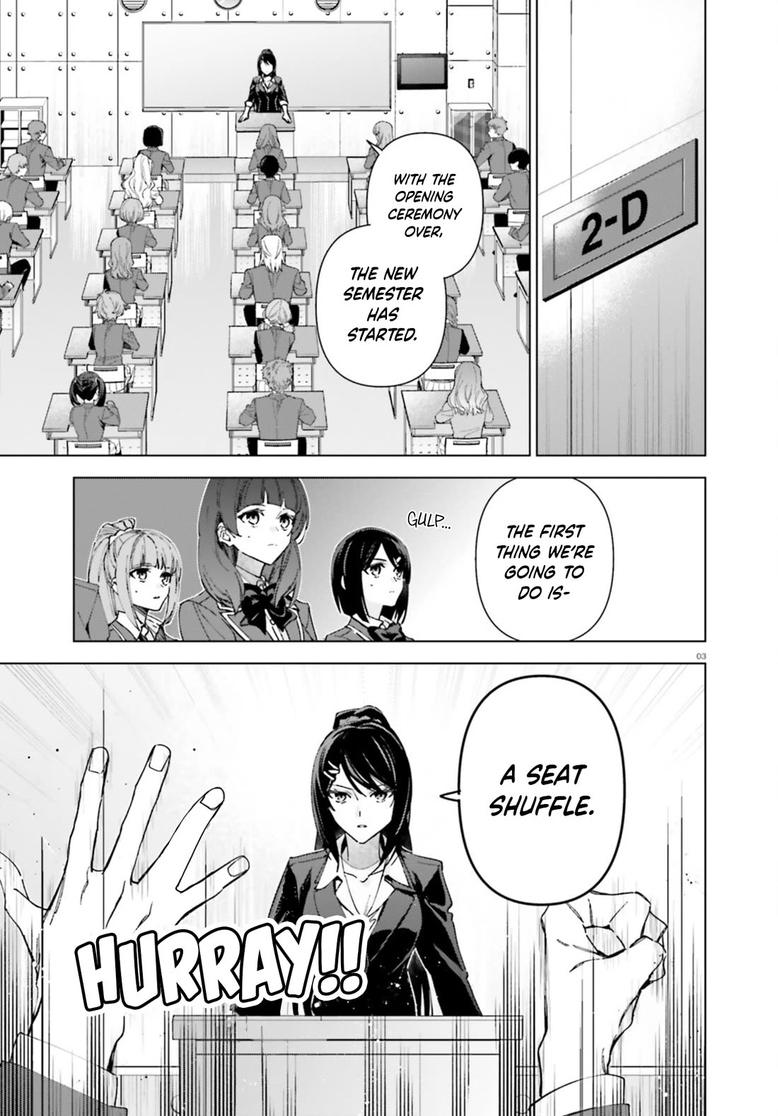 Youkoso Jitsuryoku Shijou Shugi no Kyoushitsu e: 2-nensei-hen chapter 19.5 page 3