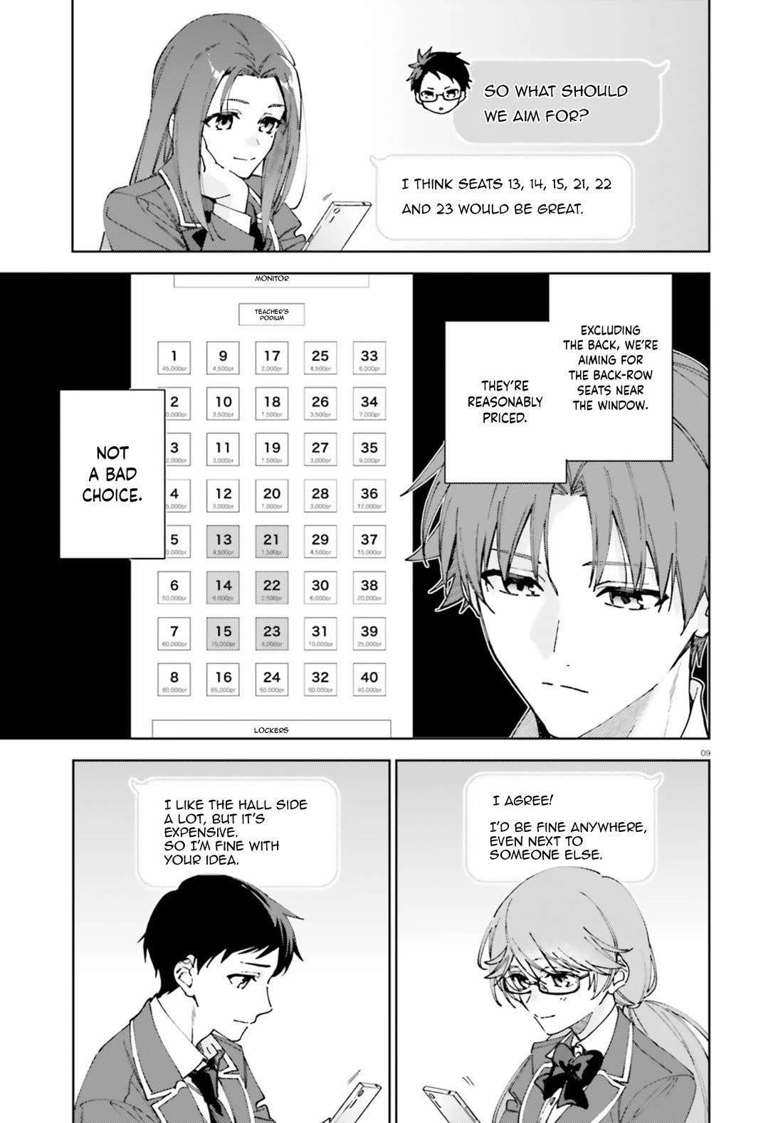 Youkoso Jitsuryoku Shijou Shugi no Kyoushitsu e: 2-nensei-hen chapter 19.51 page 9