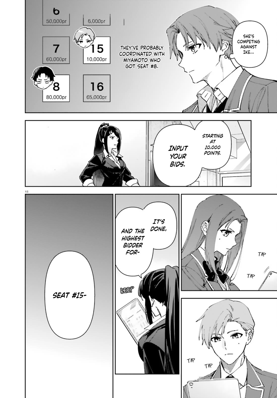 Youkoso Jitsuryoku Shijou Shugi no Kyoushitsu e: 2-nensei-hen chapter 19.6 page 18