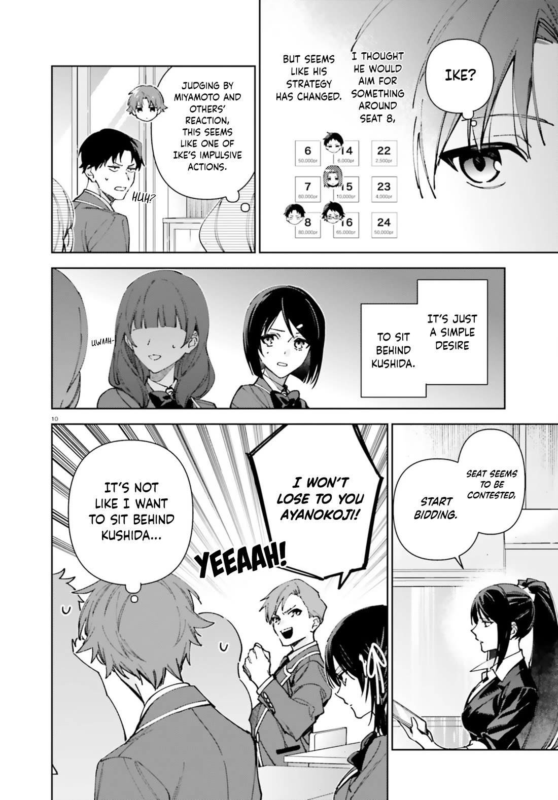 Youkoso Jitsuryoku Shijou Shugi no Kyoushitsu e: 2-nensei-hen chapter 19.7 page 10