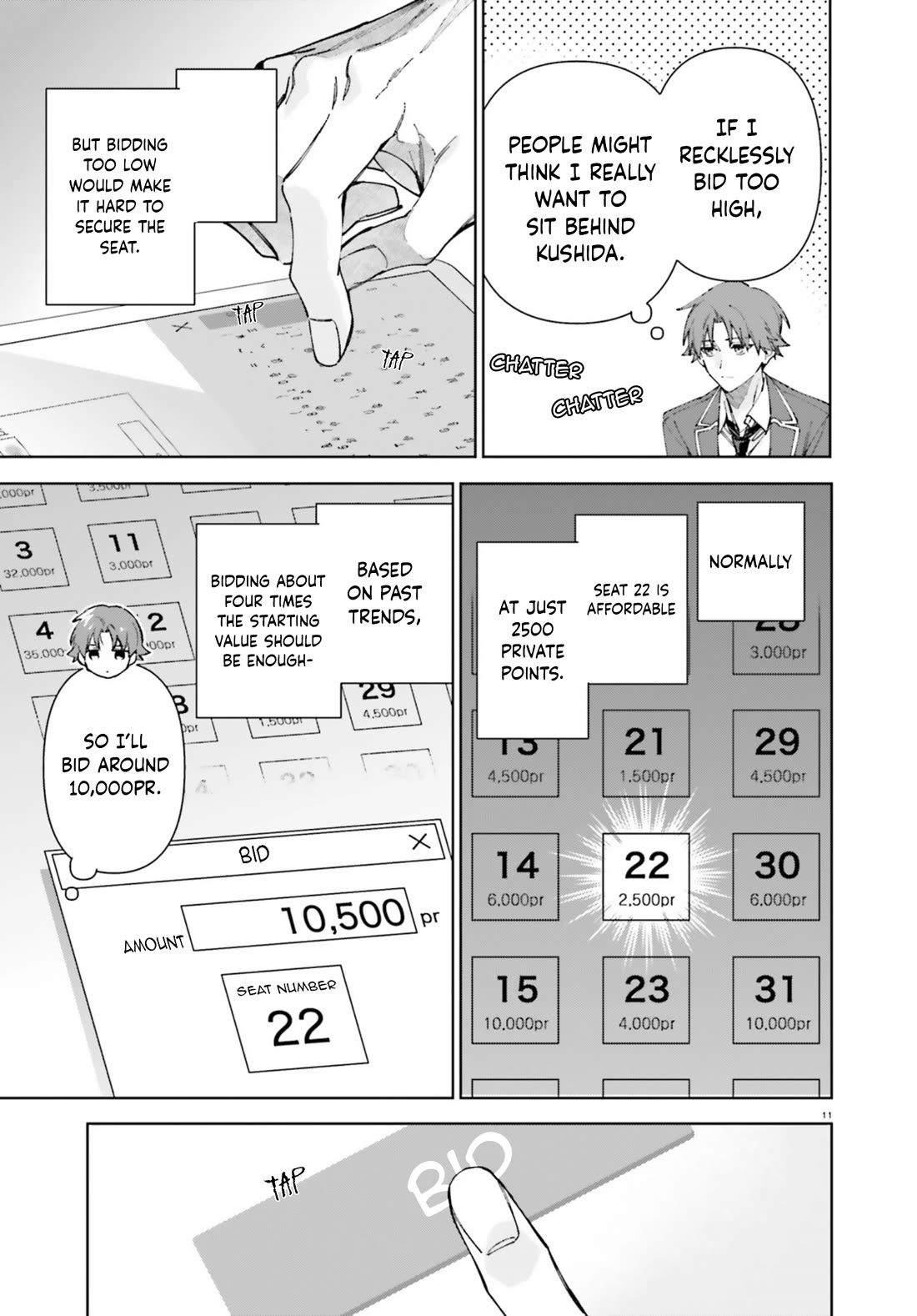 Youkoso Jitsuryoku Shijou Shugi no Kyoushitsu e: 2-nensei-hen chapter 19.7 page 11