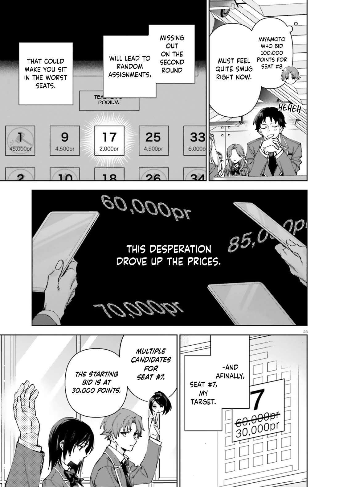 Youkoso Jitsuryoku Shijou Shugi no Kyoushitsu e: 2-nensei-hen chapter 19.7 page 23