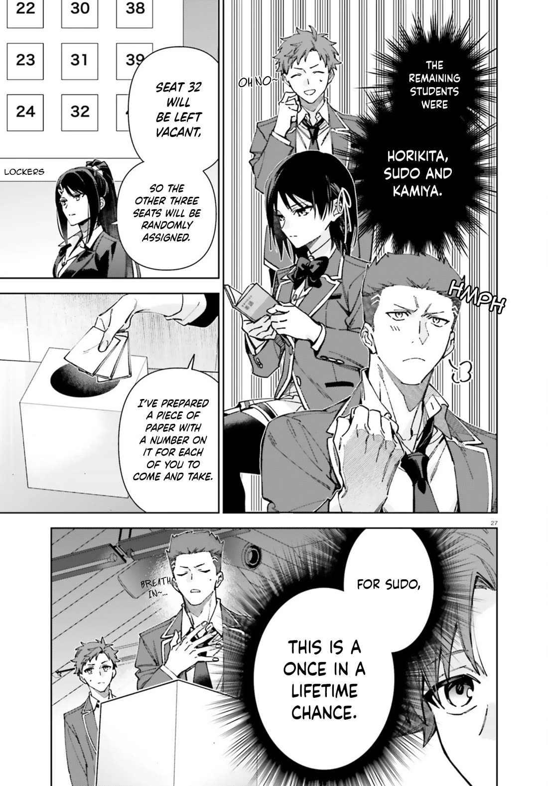 Youkoso Jitsuryoku Shijou Shugi no Kyoushitsu e: 2-nensei-hen chapter 19.7 page 27