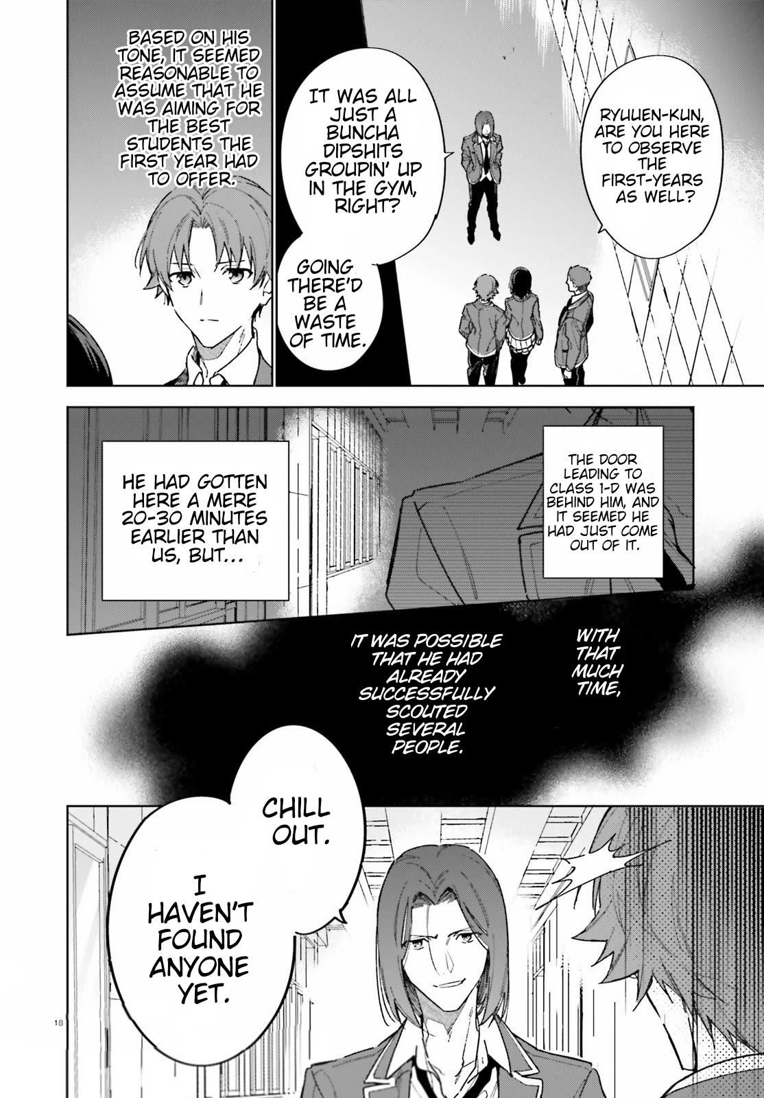 Youkoso Jitsuryoku Shijou Shugi no Kyoushitsu e: 2-nensei-hen chapter 2 page 18