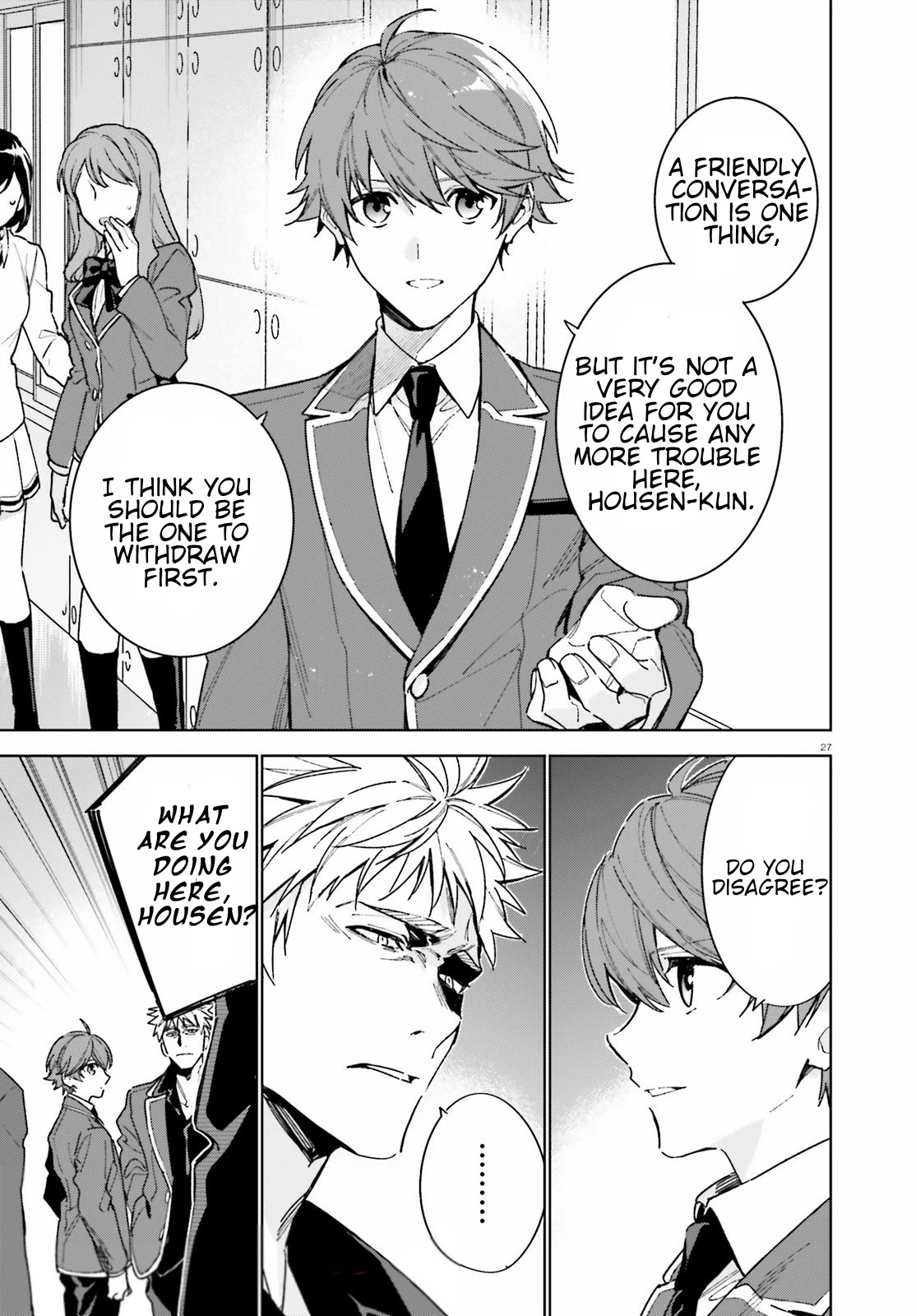 Youkoso Jitsuryoku Shijou Shugi no Kyoushitsu e: 2-nensei-hen chapter 3 page 27