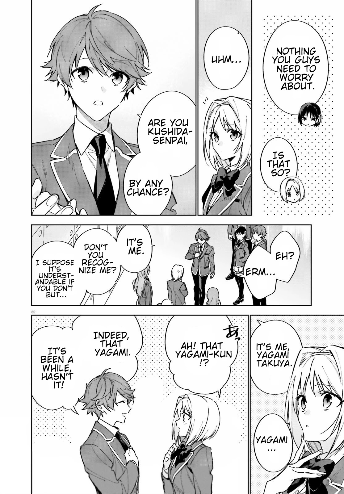 Youkoso Jitsuryoku Shijou Shugi no Kyoushitsu e: 2-nensei-hen chapter 3 page 32