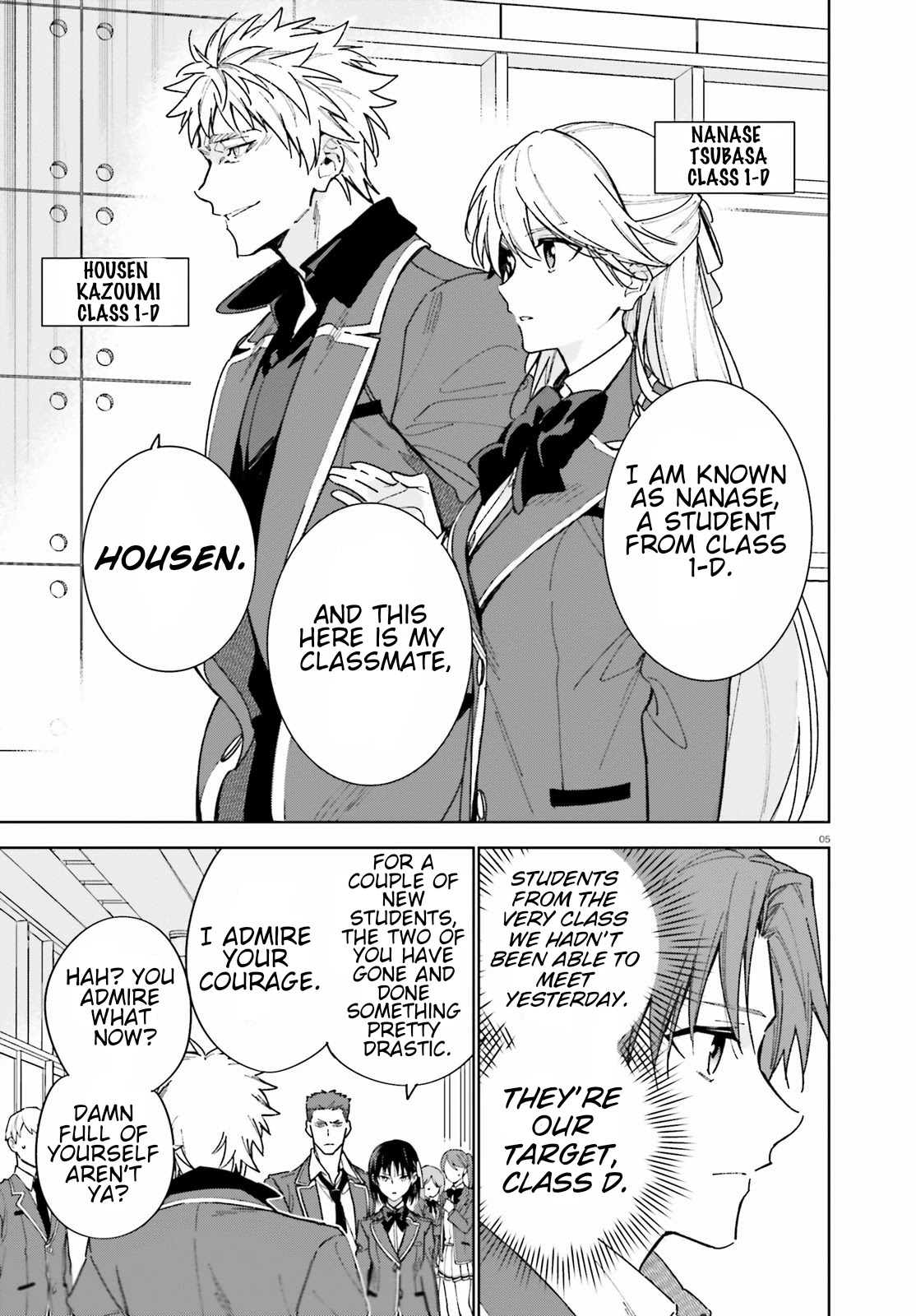 Youkoso Jitsuryoku Shijou Shugi no Kyoushitsu e: 2-nensei-hen chapter 3 page 5