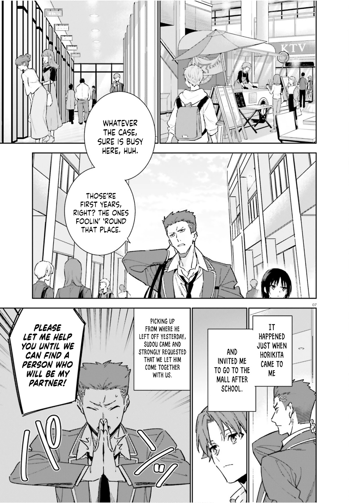 Youkoso Jitsuryoku Shijou Shugi no Kyoushitsu e: 2-nensei-hen chapter 4 page 8