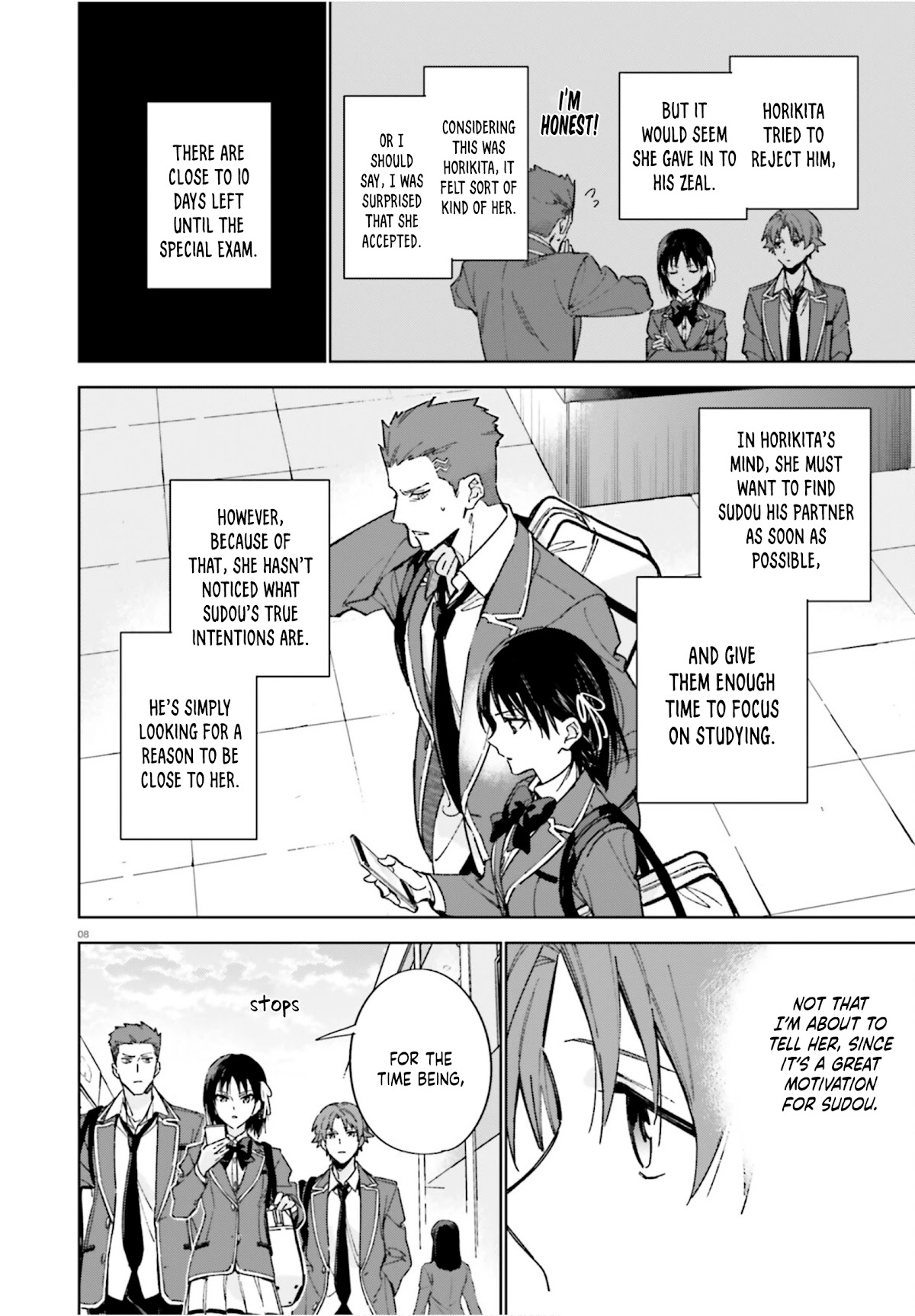 Youkoso Jitsuryoku Shijou Shugi no Kyoushitsu e: 2-nensei-hen chapter 4 page 9