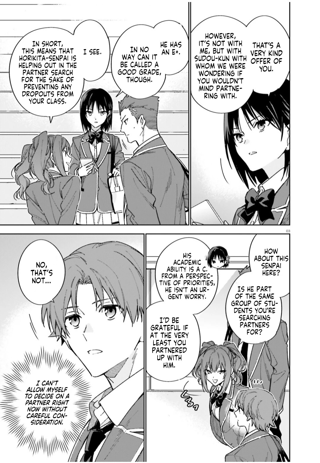 Youkoso Jitsuryoku Shijou Shugi no Kyoushitsu e: 2-nensei-hen chapter 5 page 4