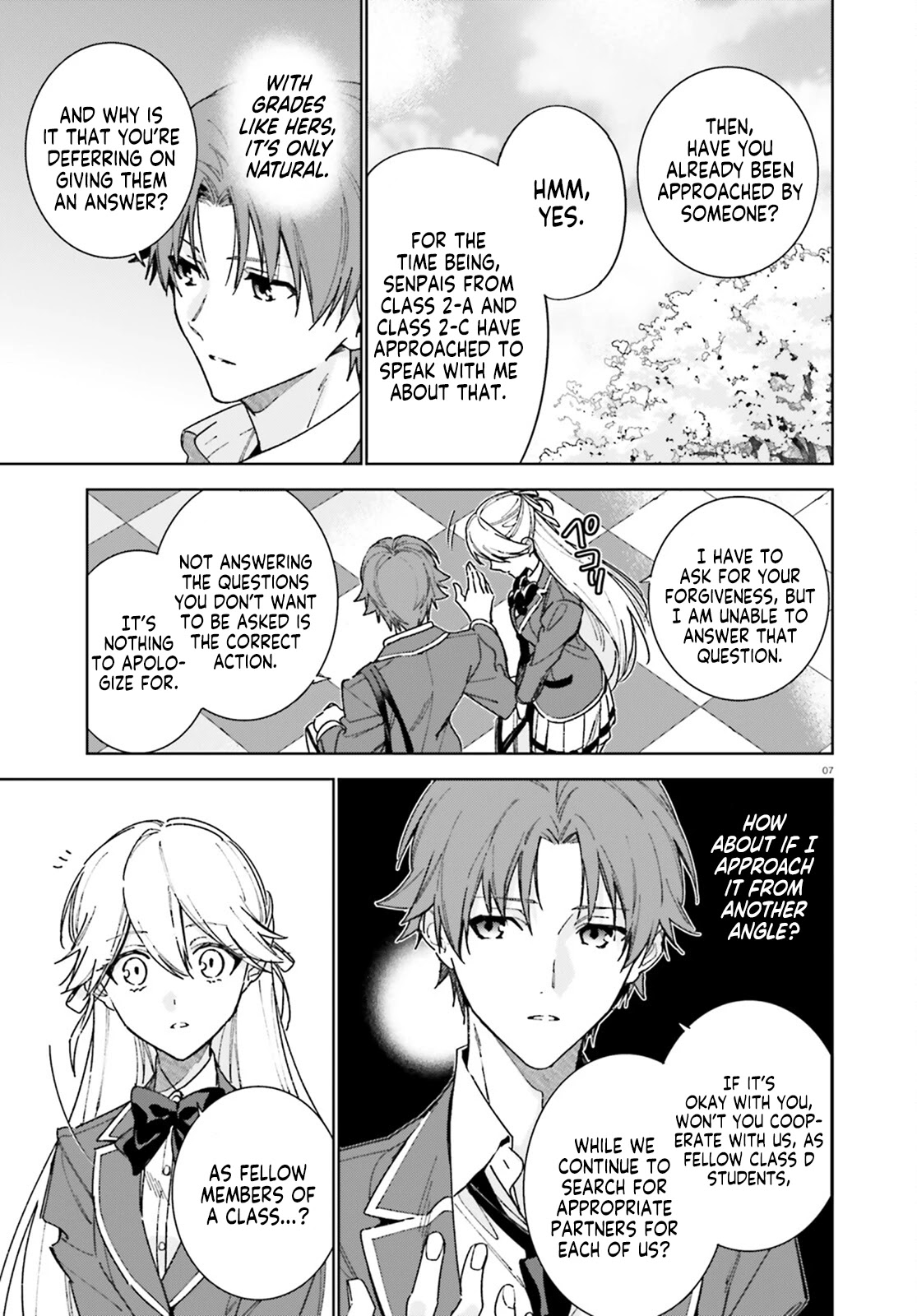 Youkoso Jitsuryoku Shijou Shugi no Kyoushitsu e: 2-nensei-hen chapter 6 page 8