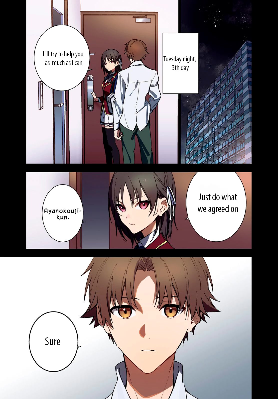 Youkoso Jitsuryoku Shijou Shugi no Kyoushitsu e: 2-nensei-hen chapter 7 page 1