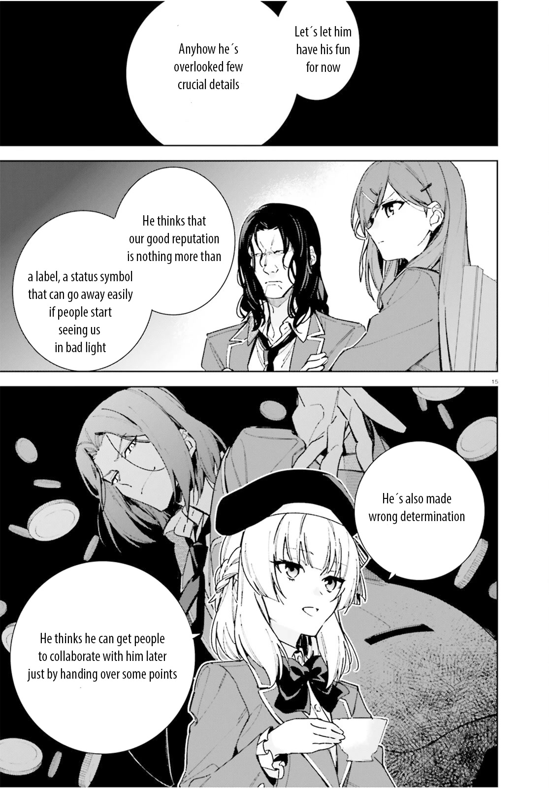 Youkoso Jitsuryoku Shijou Shugi no Kyoushitsu e: 2-nensei-hen chapter 8.5 page 15