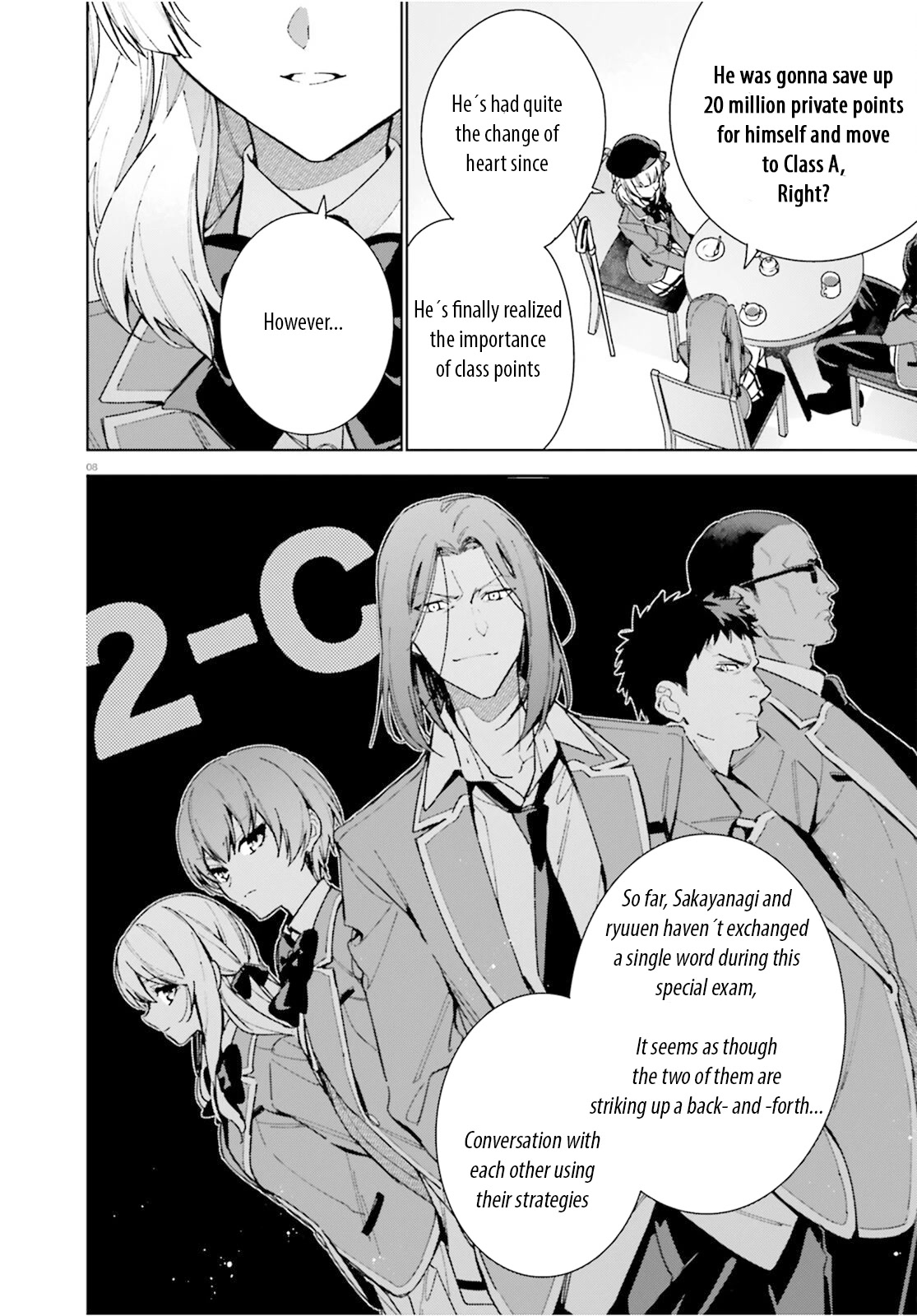 Youkoso Jitsuryoku Shijou Shugi no Kyoushitsu e: 2-nensei-hen chapter 8.5 page 8