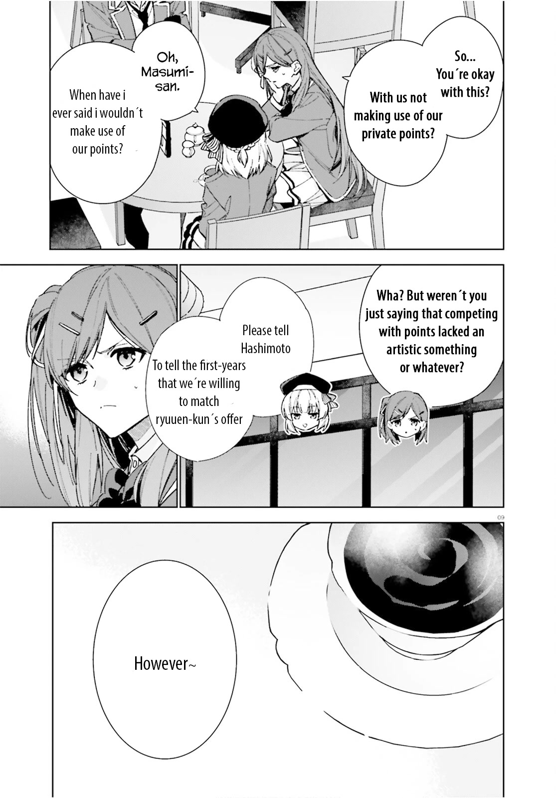 Youkoso Jitsuryoku Shijou Shugi no Kyoushitsu e: 2-nensei-hen chapter 8.5 page 9