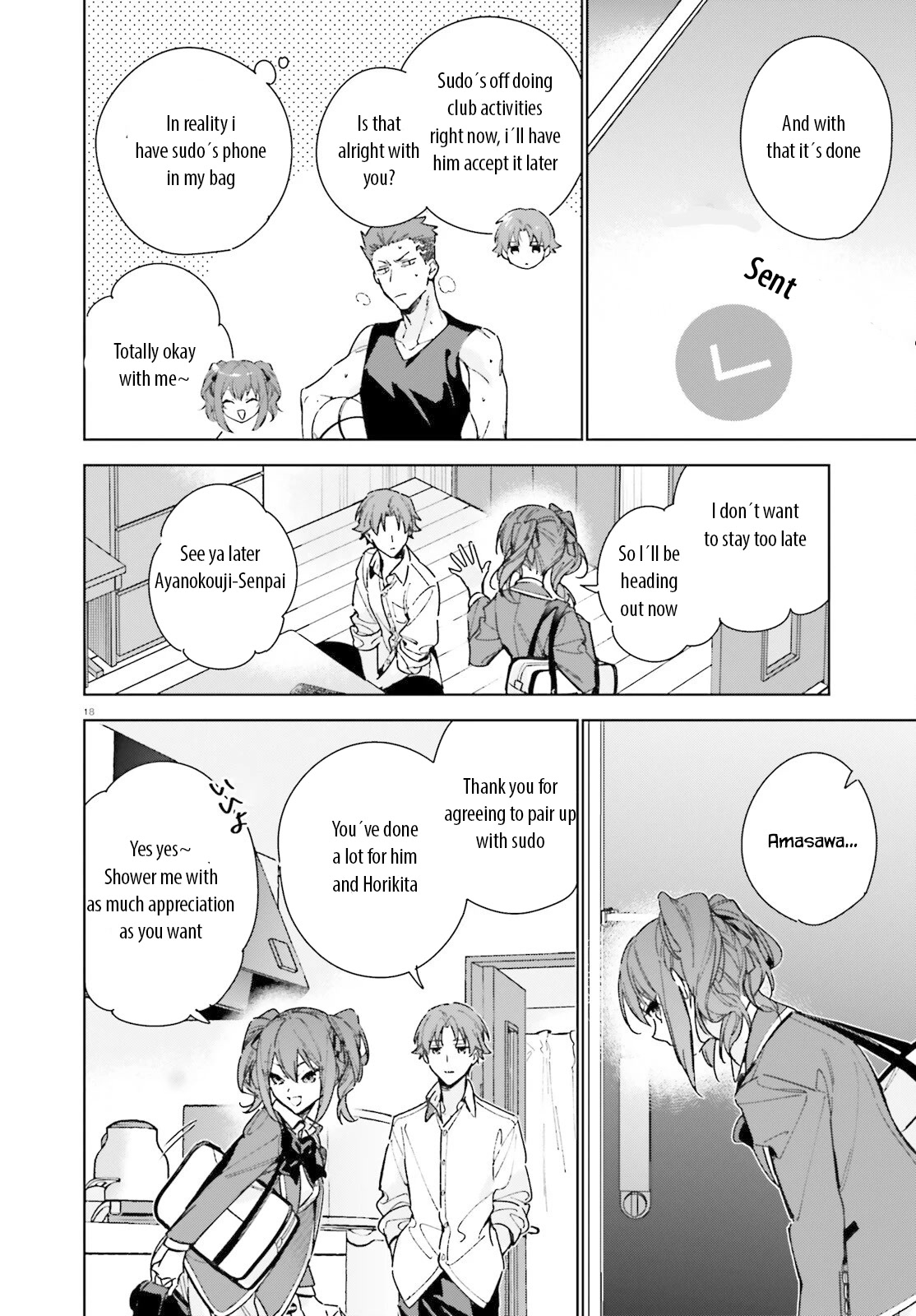 Youkoso Jitsuryoku Shijou Shugi no Kyoushitsu e: 2-nensei-hen chapter 8 page 18