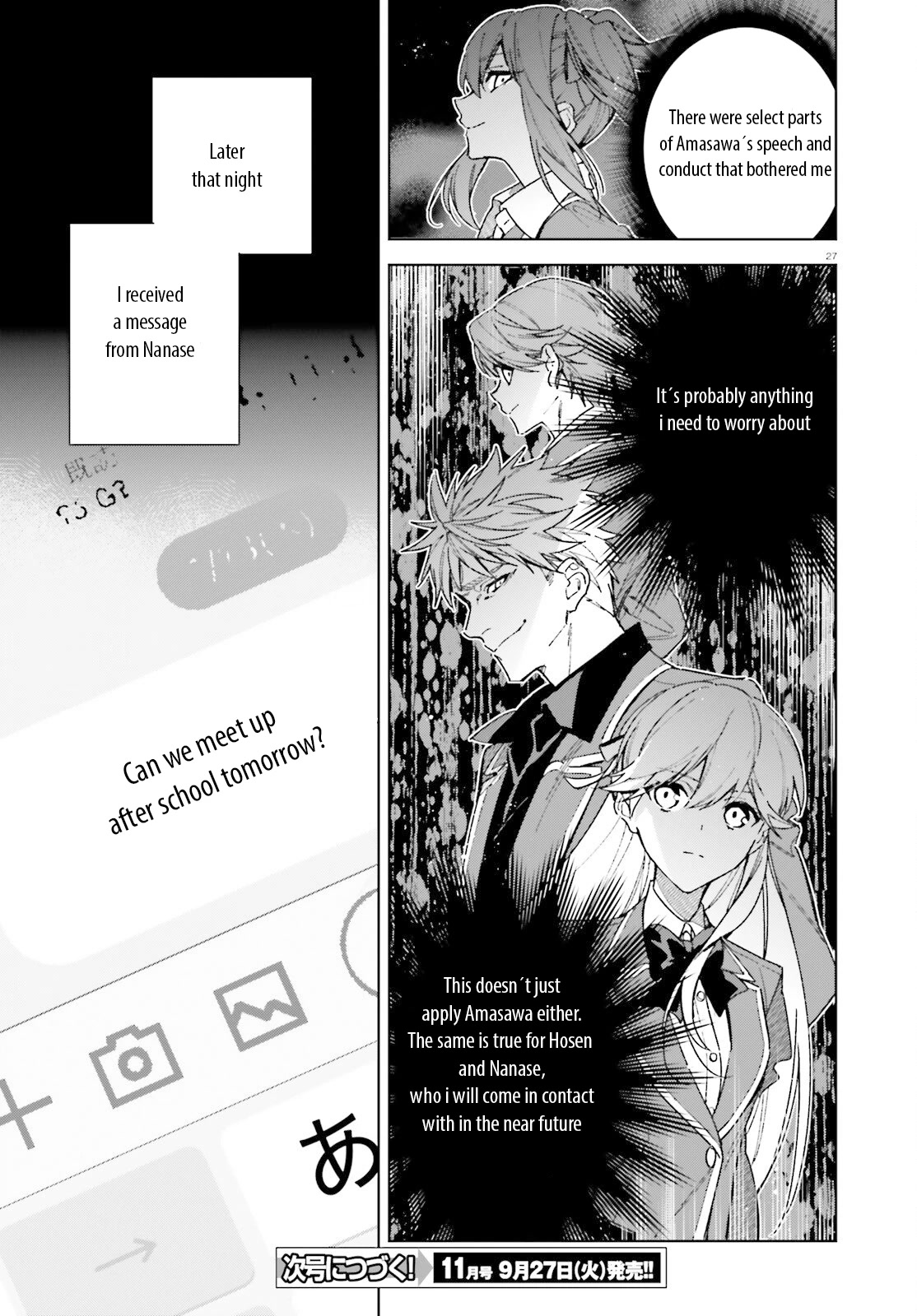 Youkoso Jitsuryoku Shijou Shugi no Kyoushitsu e: 2-nensei-hen chapter 8 page 27