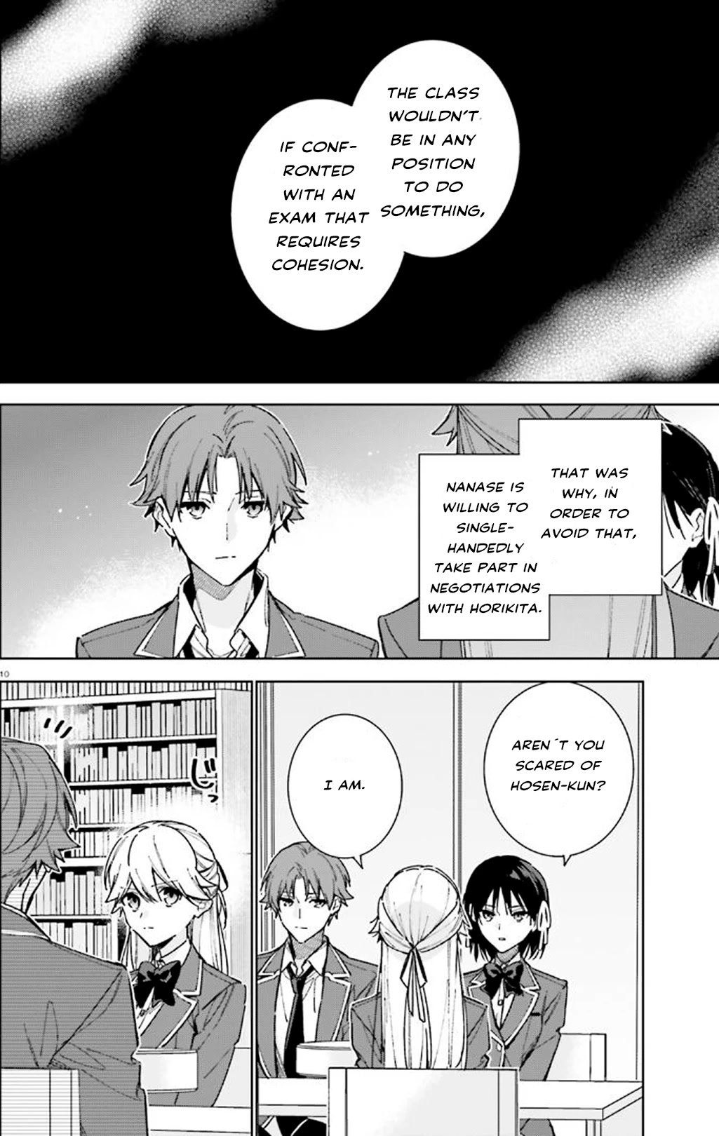 Youkoso Jitsuryoku Shijou Shugi no Kyoushitsu e: 2-nensei-hen chapter 9 page 10