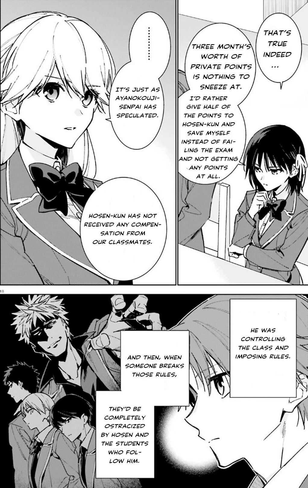 Youkoso Jitsuryoku Shijou Shugi no Kyoushitsu e: 2-nensei-hen chapter 9 page 18