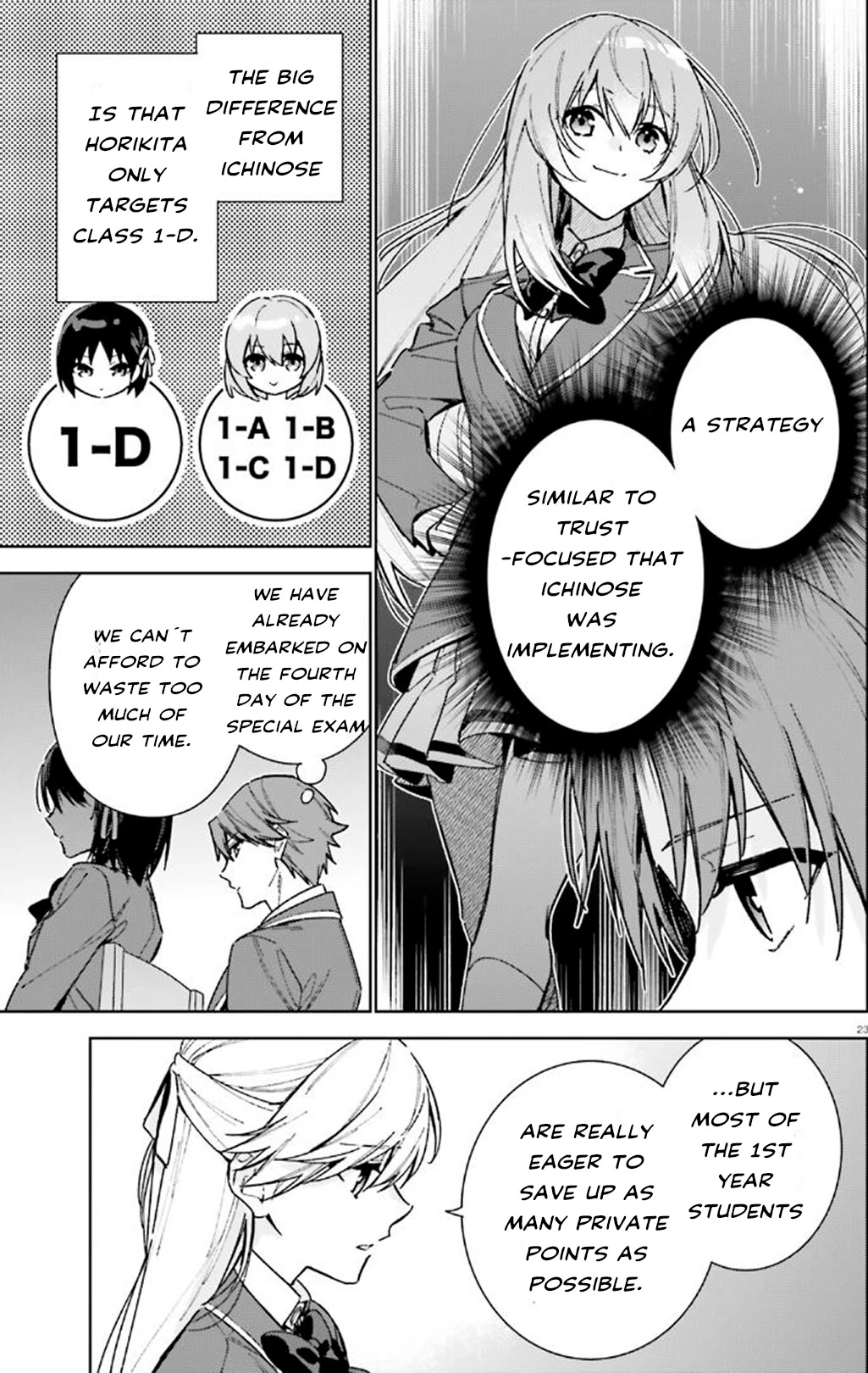 Youkoso Jitsuryoku Shijou Shugi no Kyoushitsu e: 2-nensei-hen chapter 9 page 23