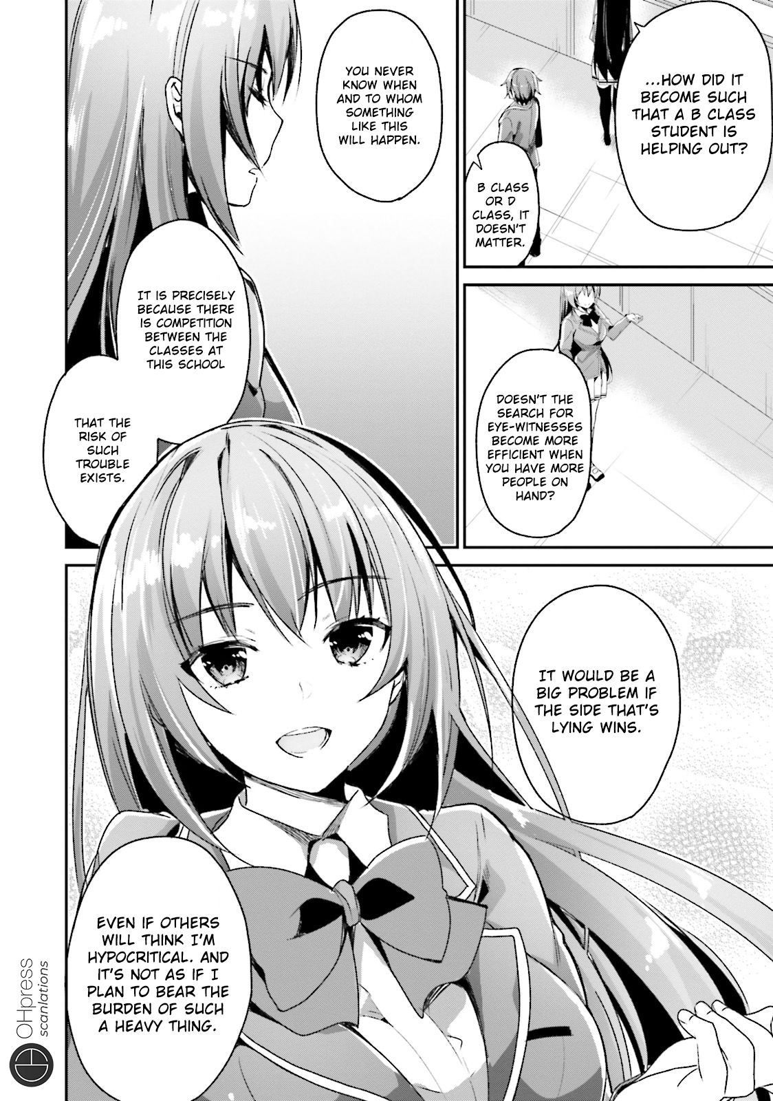 Youkoso Jitsuryoku Shijou Shugi no Kyoushitsu e chapter 10 page 32