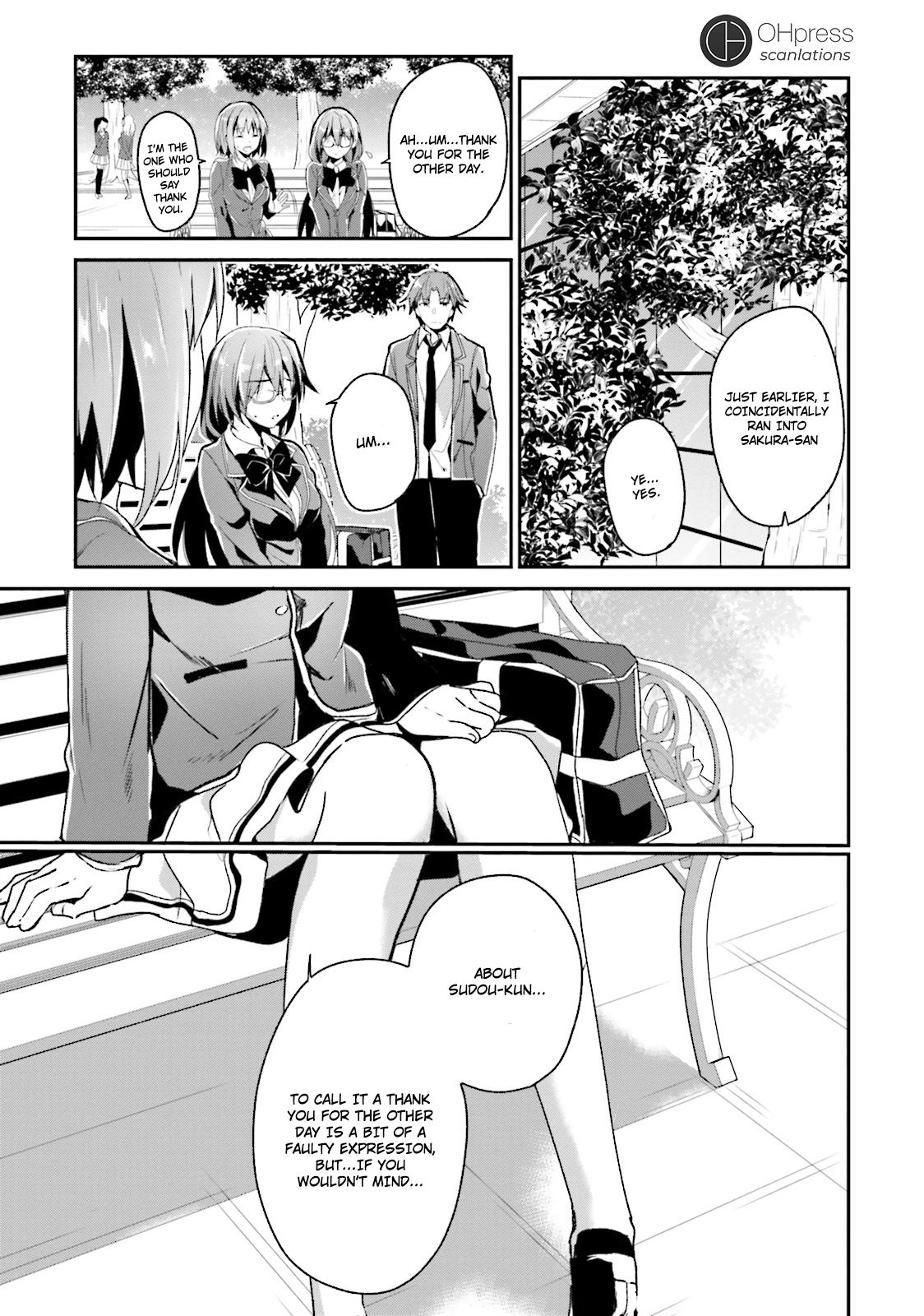 Youkoso Jitsuryoku Shijou Shugi no Kyoushitsu e chapter 11 page 13