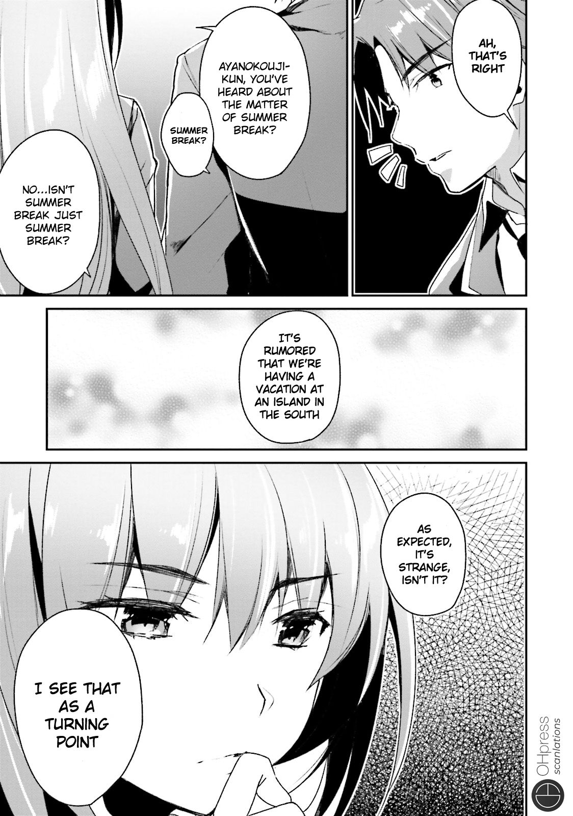 Youkoso Jitsuryoku Shijou Shugi no Kyoushitsu e chapter 11 page 19