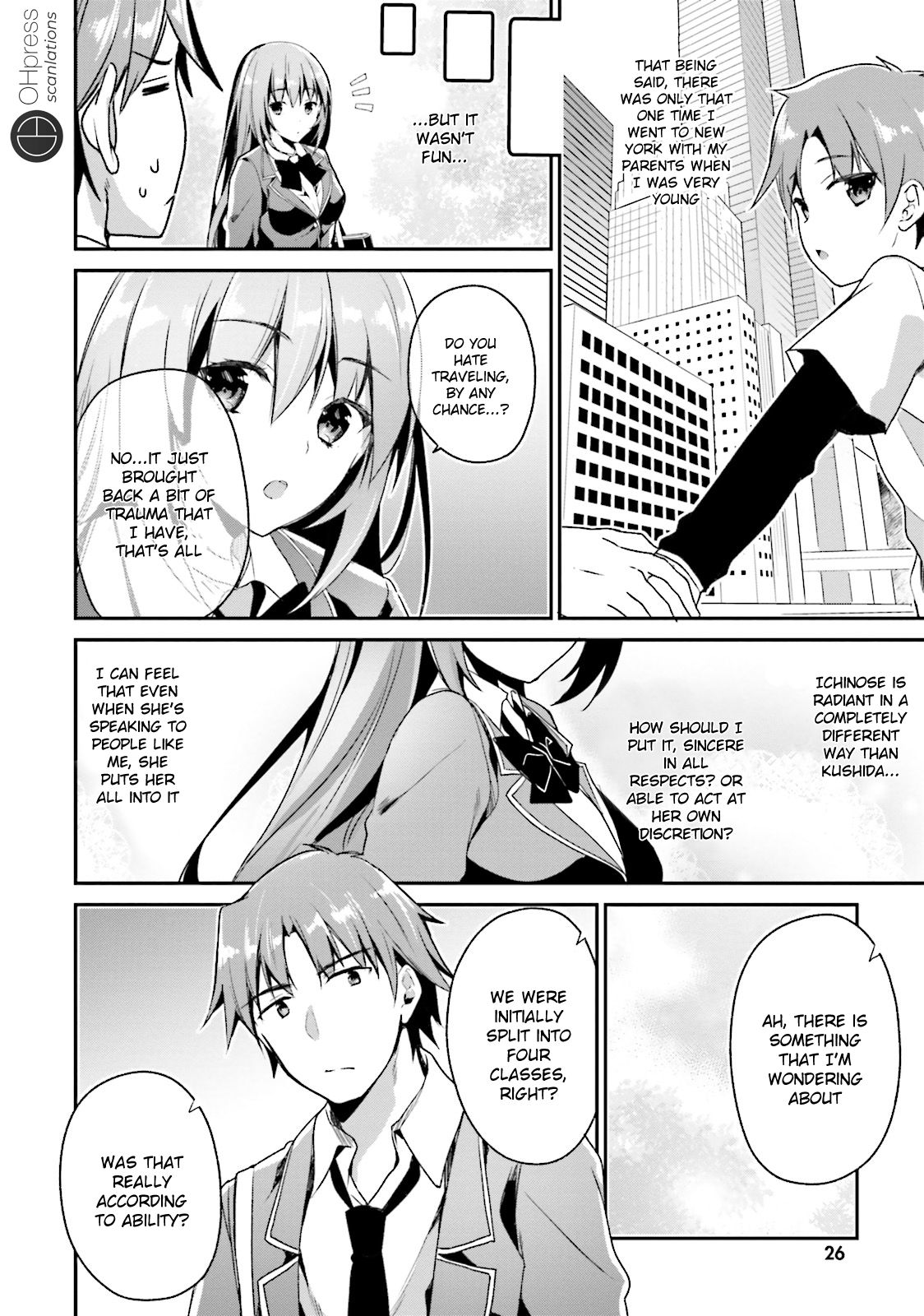 Youkoso Jitsuryoku Shijou Shugi no Kyoushitsu e chapter 11 page 22